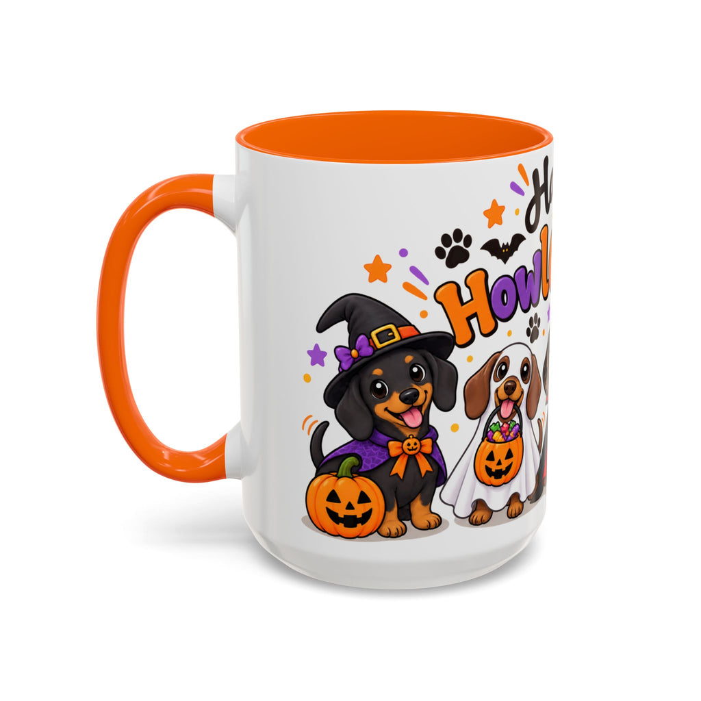 Happy Howl O Ween Accent Coffee Mug
