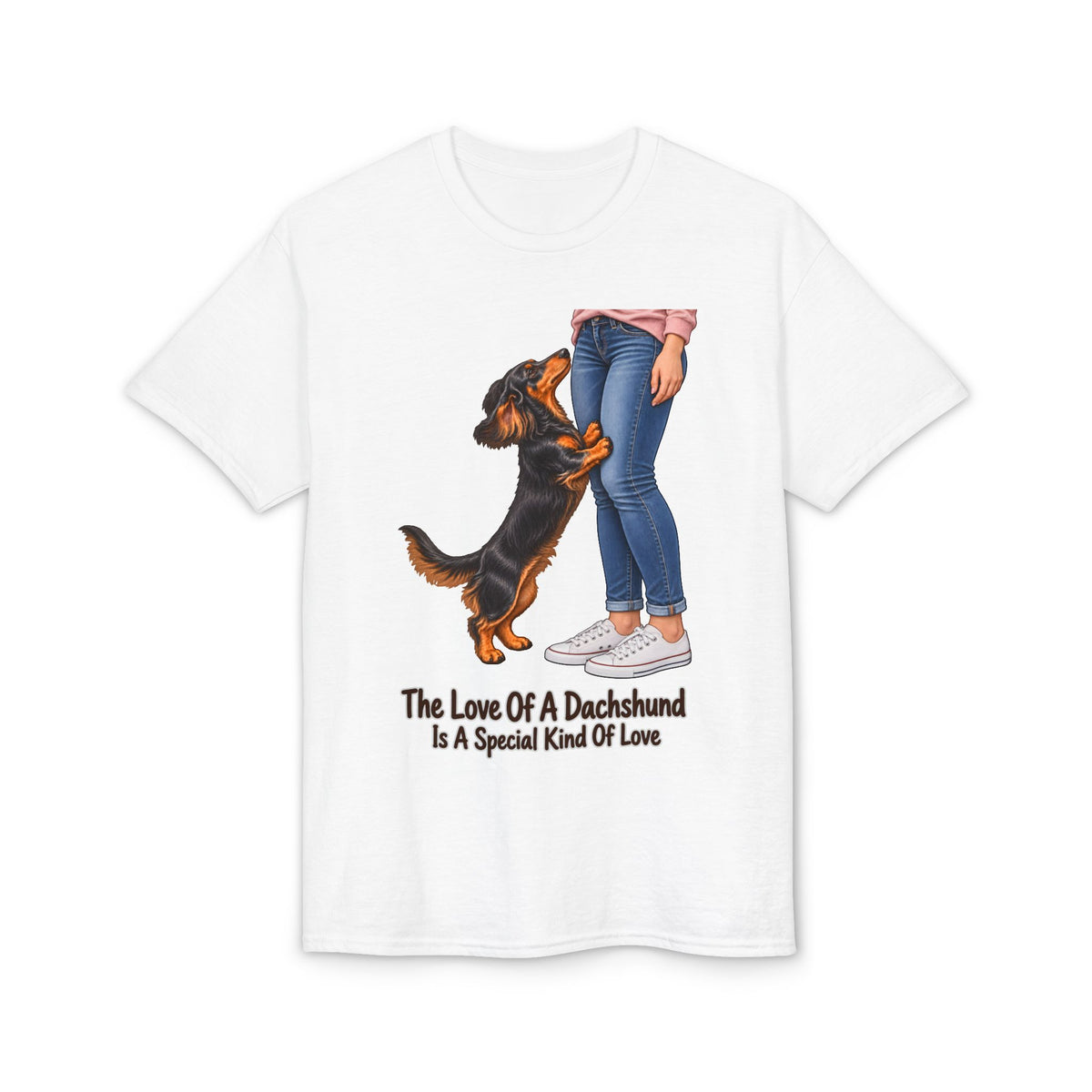 The Love Of A Dachshund Is A Special Kind Of Love Long Hair Women's T-Shirt