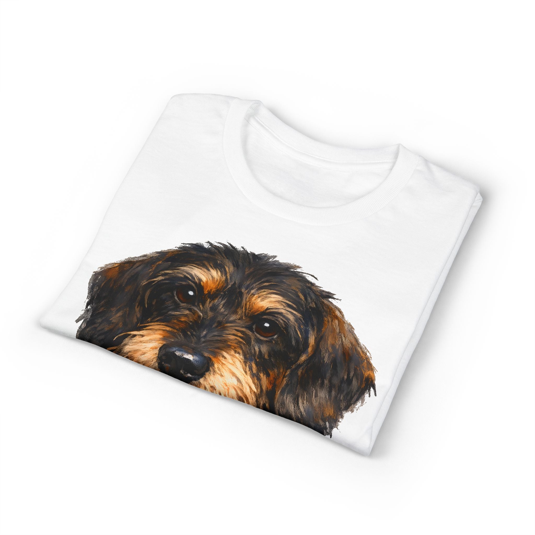 Wire Hair Dachshund Face T-Shirt
