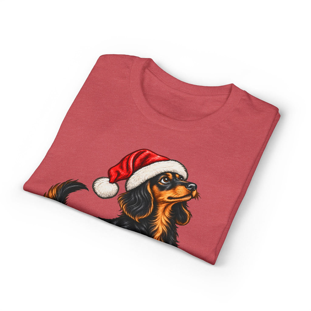 Long Hair With Santa Hat T-Shirt