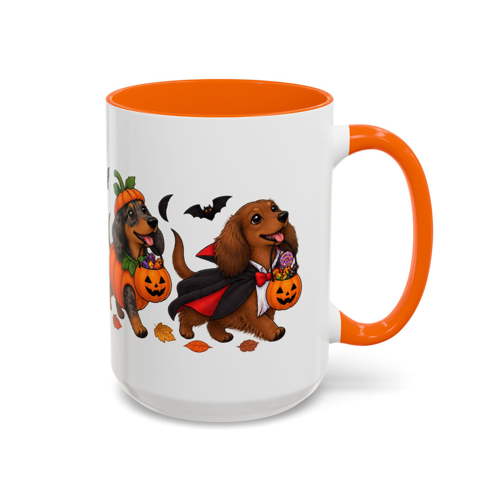 Dachshund Halloween Costume Parade Accent Coffee Mug