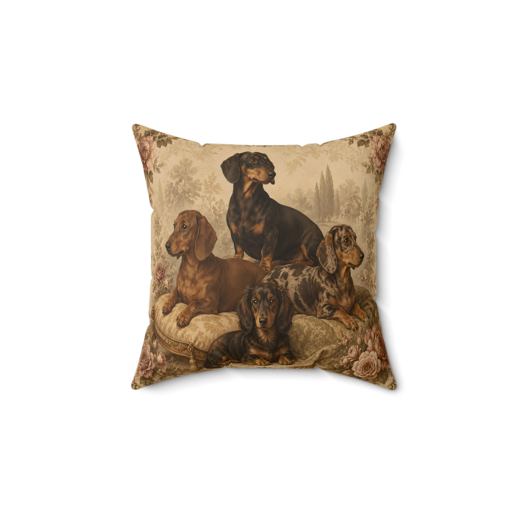 Antique Sausages Spun Polyester Square Decorative Pillow