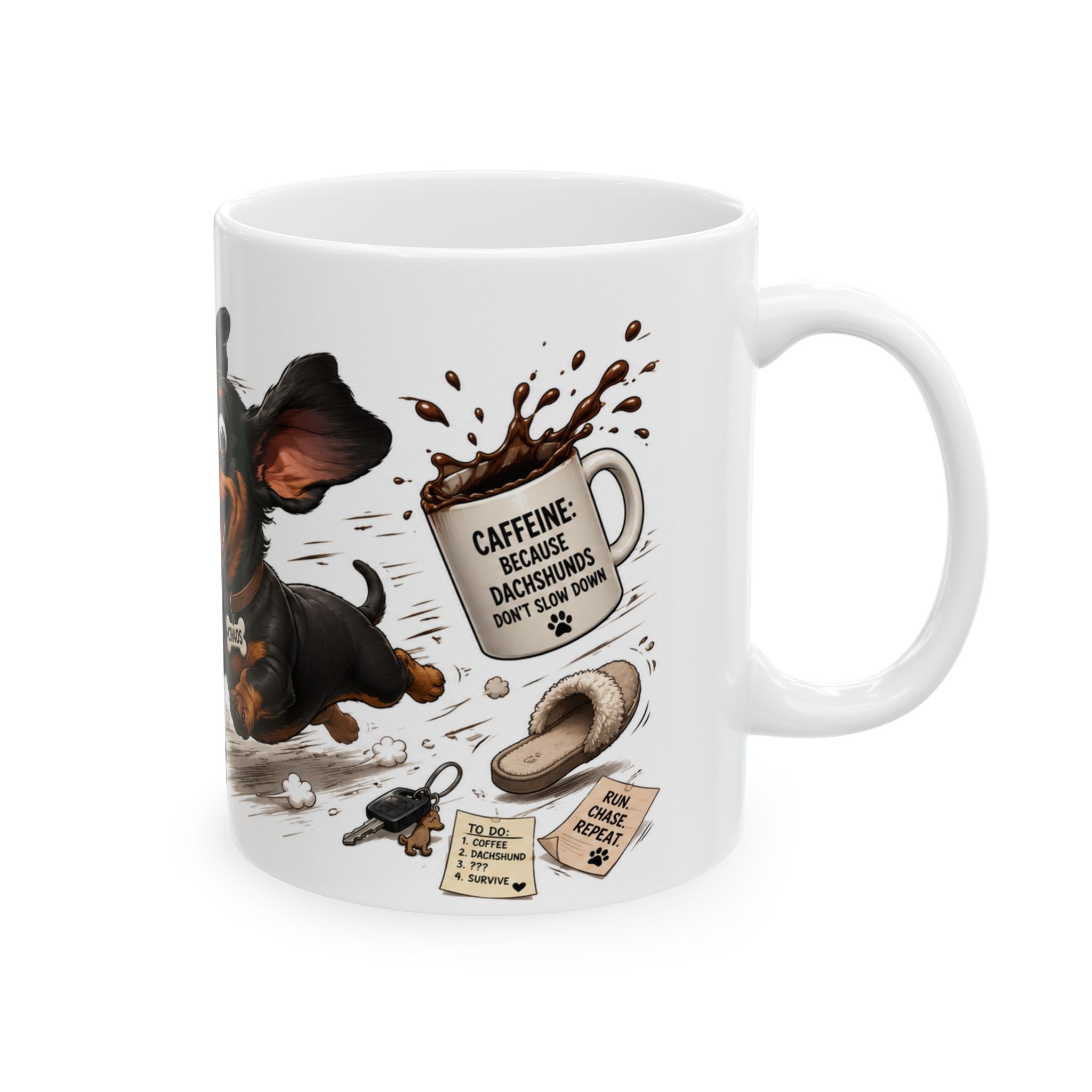 I'm Going To Need This To Keep Up With My Dachshund Ceramic Coffee Mug