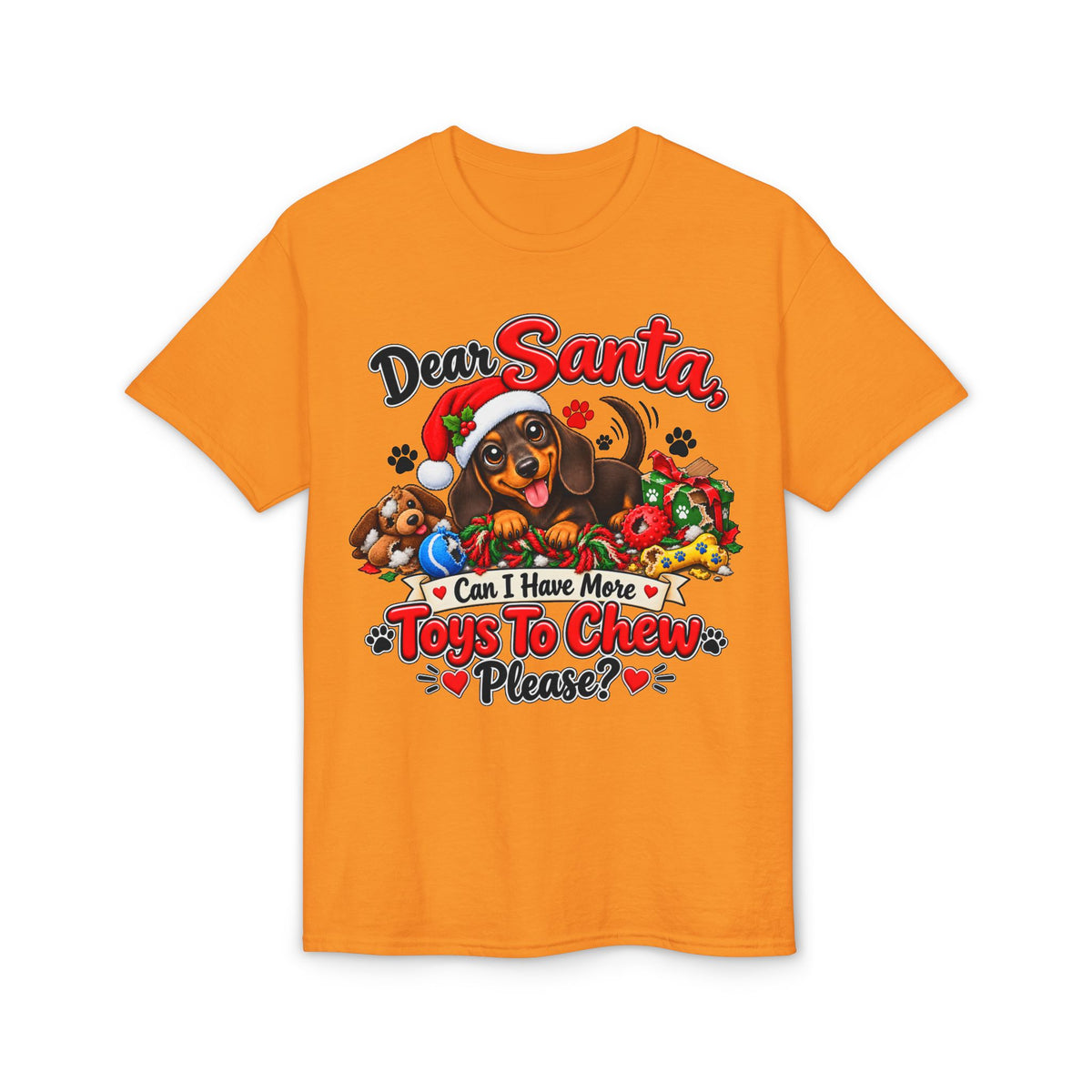 Dear Santa Can I Have More Toys To Chew Please T-Shirt