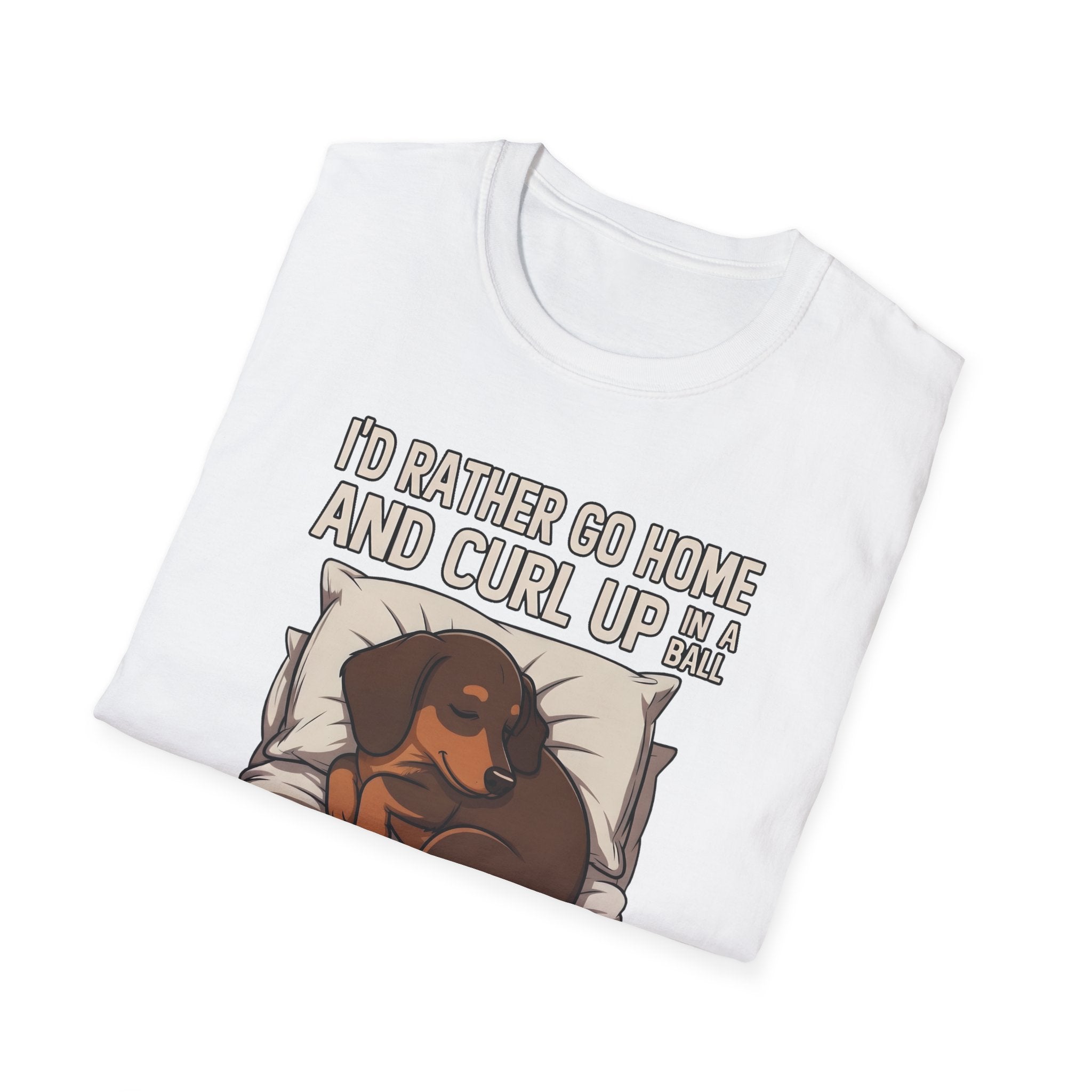 I'd Rather Curl Up In A Ball T-Shirt