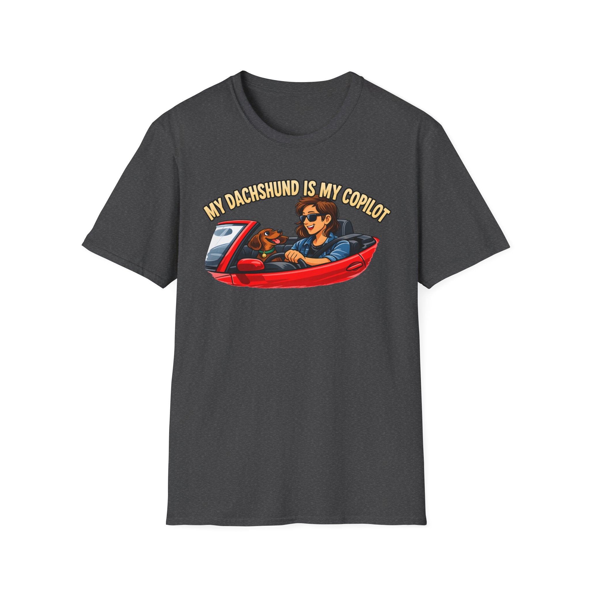 My Dachshund Is My Copilot Women's T-Shirt